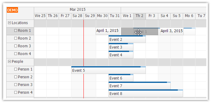 DayPilot Pro for JavaScript 8.3 SP2