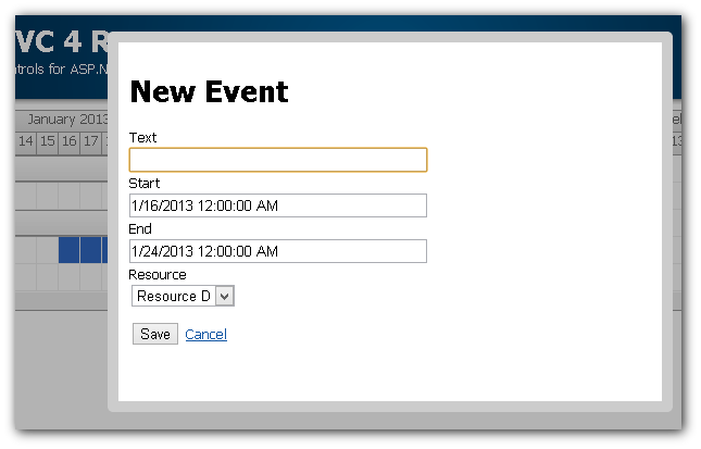 AJAX Scheduler for ASP.NET MVC Tutorial (Updated)