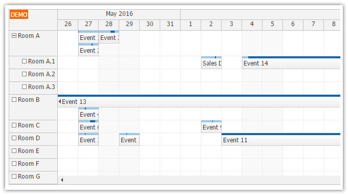DayPilot Pro for ASP.NET MVC 8.2
