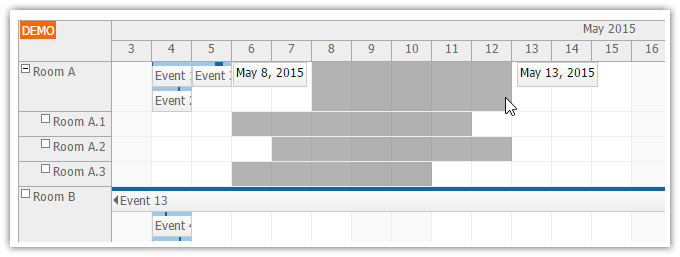 DayPilot Pro for ASP.NET MVC 8.0