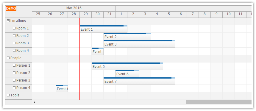 DayPilot Pro for JavaScript 8.2 SP8
