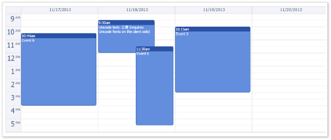 DayPilot Lite for ASP.NET MVC 1.3 SP2