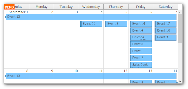 DayPilot Pro for ASP.NET MVC 7.5 SP2