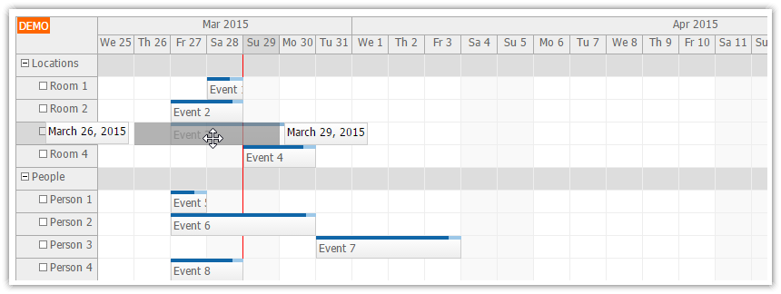 DayPilot Pro for JavaScript 8.1 SP8