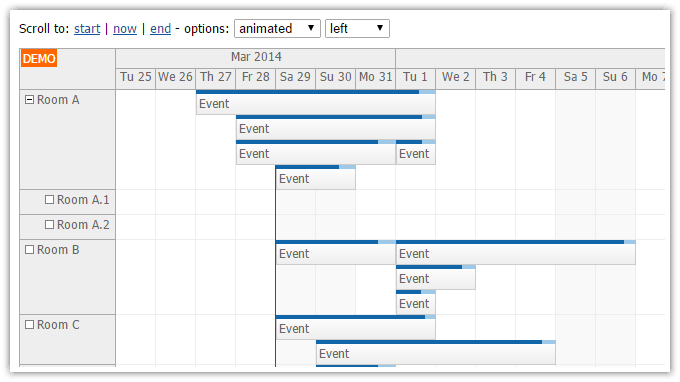 DayPilot Pro for JavaScript 7.9 SP7