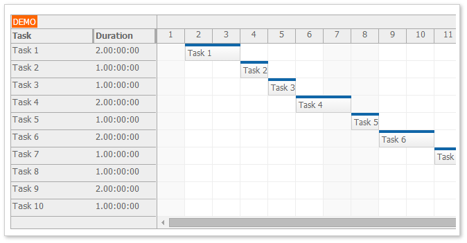 Tutorial: Gantt Control PDF Export (ASP.NET)