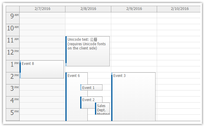 DayPilot Lite for ASP.NET MVC 1.5 SP1 (Open-Source)