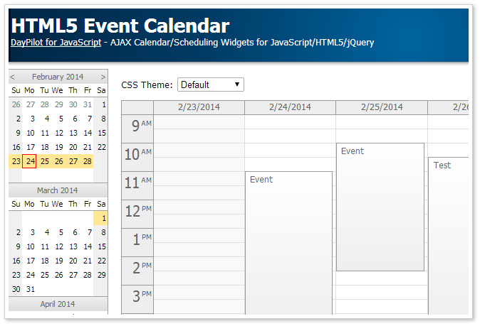 Tutorial: HTML5 Event Calendar (Open-Source)
