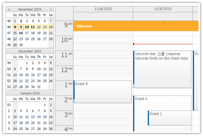 DayPilot Pro for ASP.NET WebForms 8.1 SP4