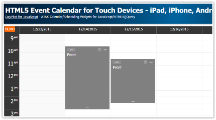 Tutorial: HTML5 Event Calendar for Touch Devices - iPad, iPhone, Android (PHP, JavaScript)
