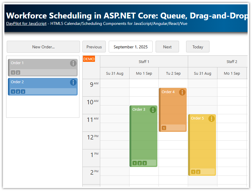 Workforce Scheduling in ASP.NET Core - Queue, Drag-and-Drop Resource Allocation, and Task Checklists.png Workforce Scheduling in ASP.NET Core - Queue, Drag-and-Drop Resource Allocation, and Task Checklists.png