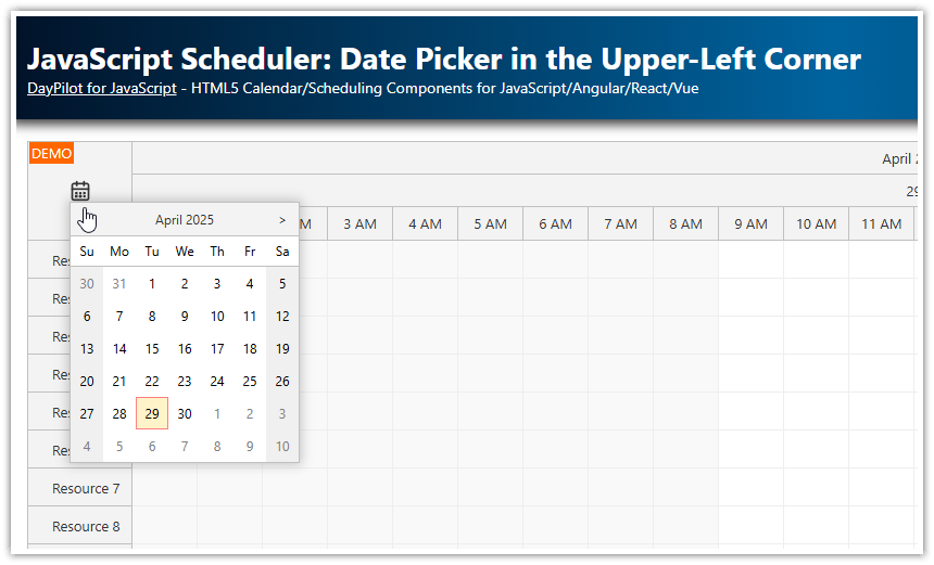 JavaScript Scheduler - Date Picker in the Upper-Left Corner.png JavaScript Scheduler - Date Picker in the Upper-Left Corner.png