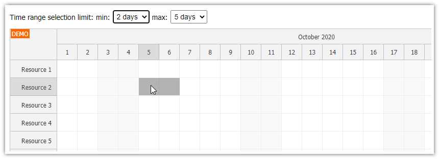 javascript-scheduler-limit-time-range-selection-min-max.png